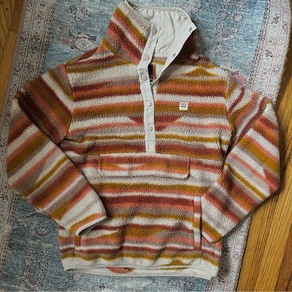 Billabong Tops - billabong adventure division Switchback Mock Neck Fleece | size medium